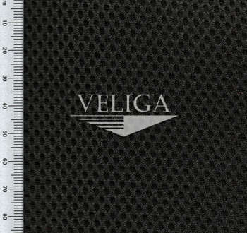 Трикотаж объемный (сетка) черный